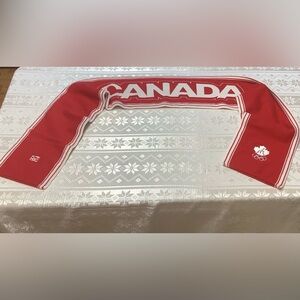 Hudson’s Bay Company Olympic Scarf 2006 Red and White